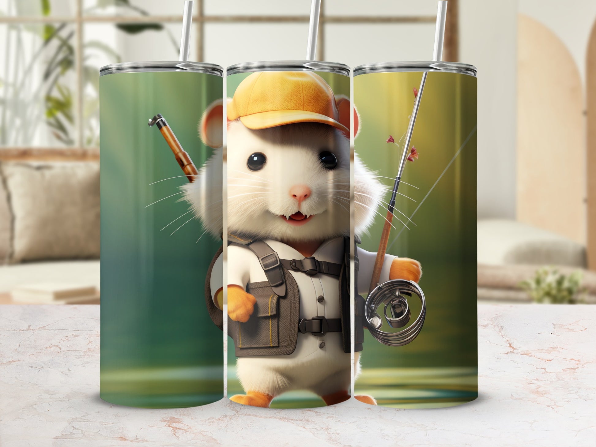 Happy Hamster Fisherman Cartoon Character Product Type
Hamster FishingRod CuteAnimal CartoonArt AnglerPet OutdoorFun Wildlife YellowHat FishingVest Adventure HappyHamster SmilingRodent AnimalCharacter NatureScene PetLoverGift Humorous Cartoonish RodentArt FisherHamster