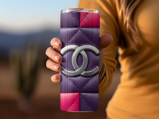 Diamond Pattern with Logo Tumblers