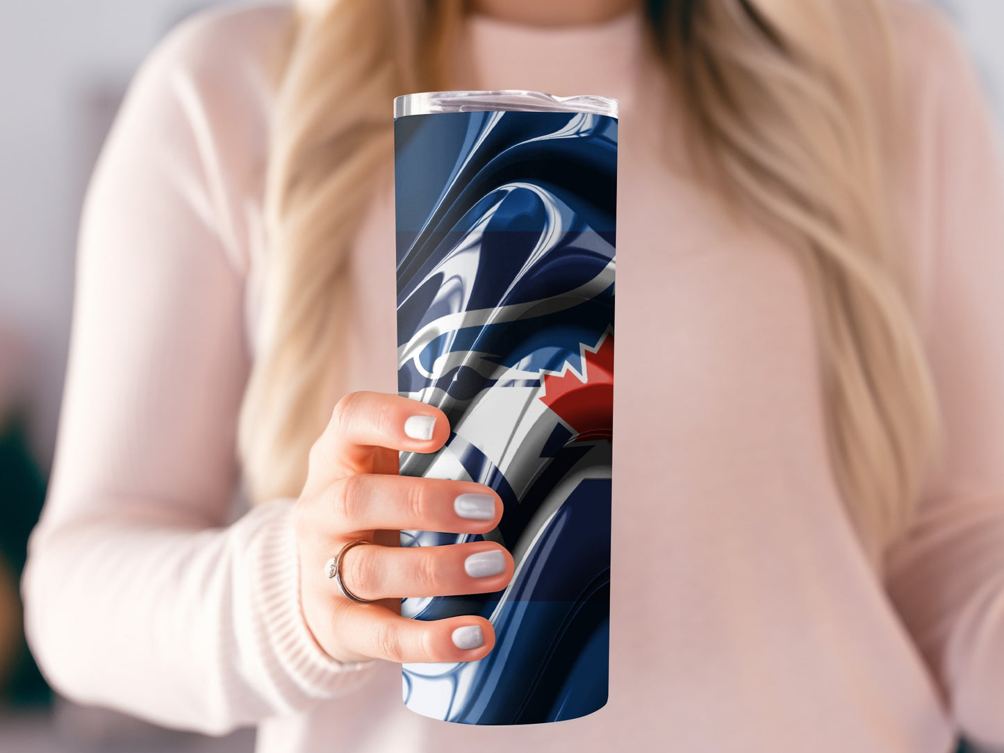 Abstract Toronto Blue Jays MLB Inspired Design Tumblers