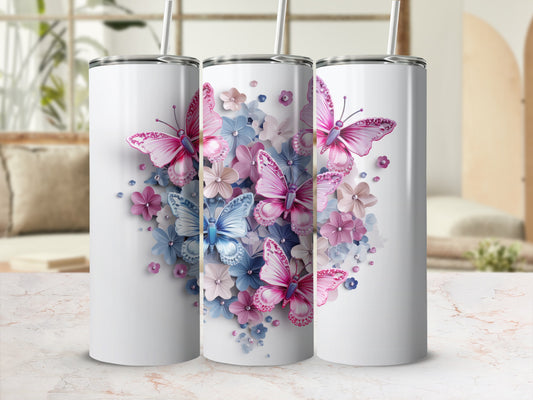 Pink Blue Butterfly Floral Design Beautiful Tumbler product type
Butterfly
Floral
Pink
Blue
Flowers
Tumbler
Drinkware
Beverage
Design
Artistic
Nature
Garden
Whimsical
Pastel
Elegant
Gift
Spring
Summer
Pattern
Beautiful