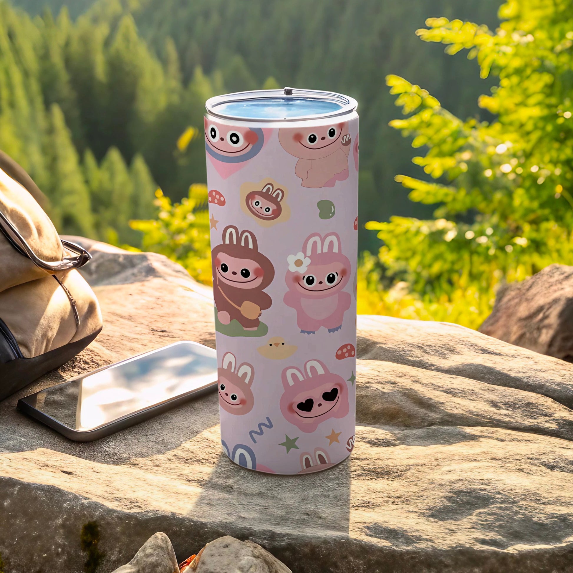 Adorable Cartoon Animal Thermos for Outdoor Adventures
