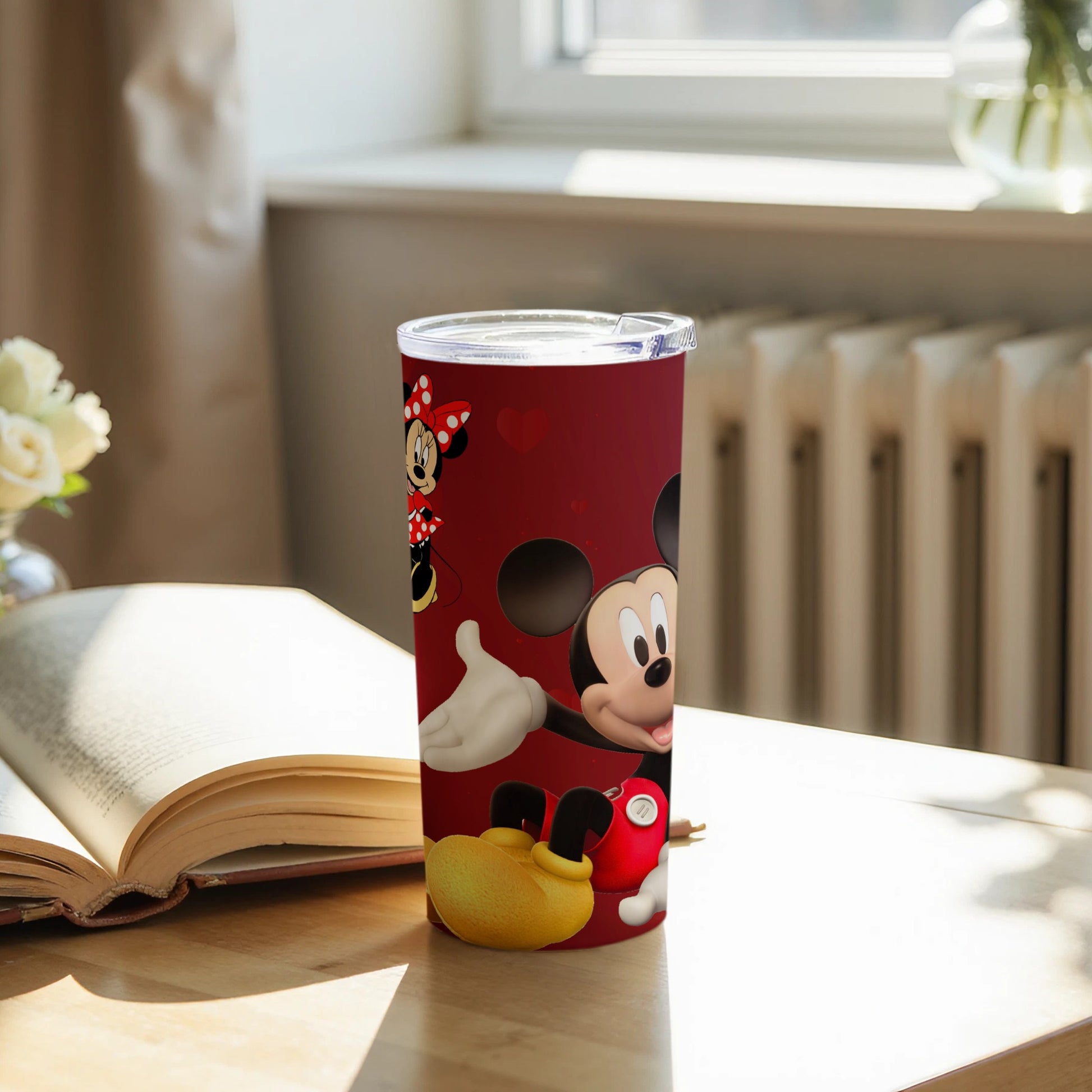 Adorable Mickey Mouse Red Insulated Tumbler Cup