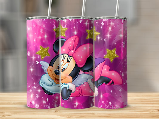 Minnie Mouse Pink Sparkle Design Tumbler Product