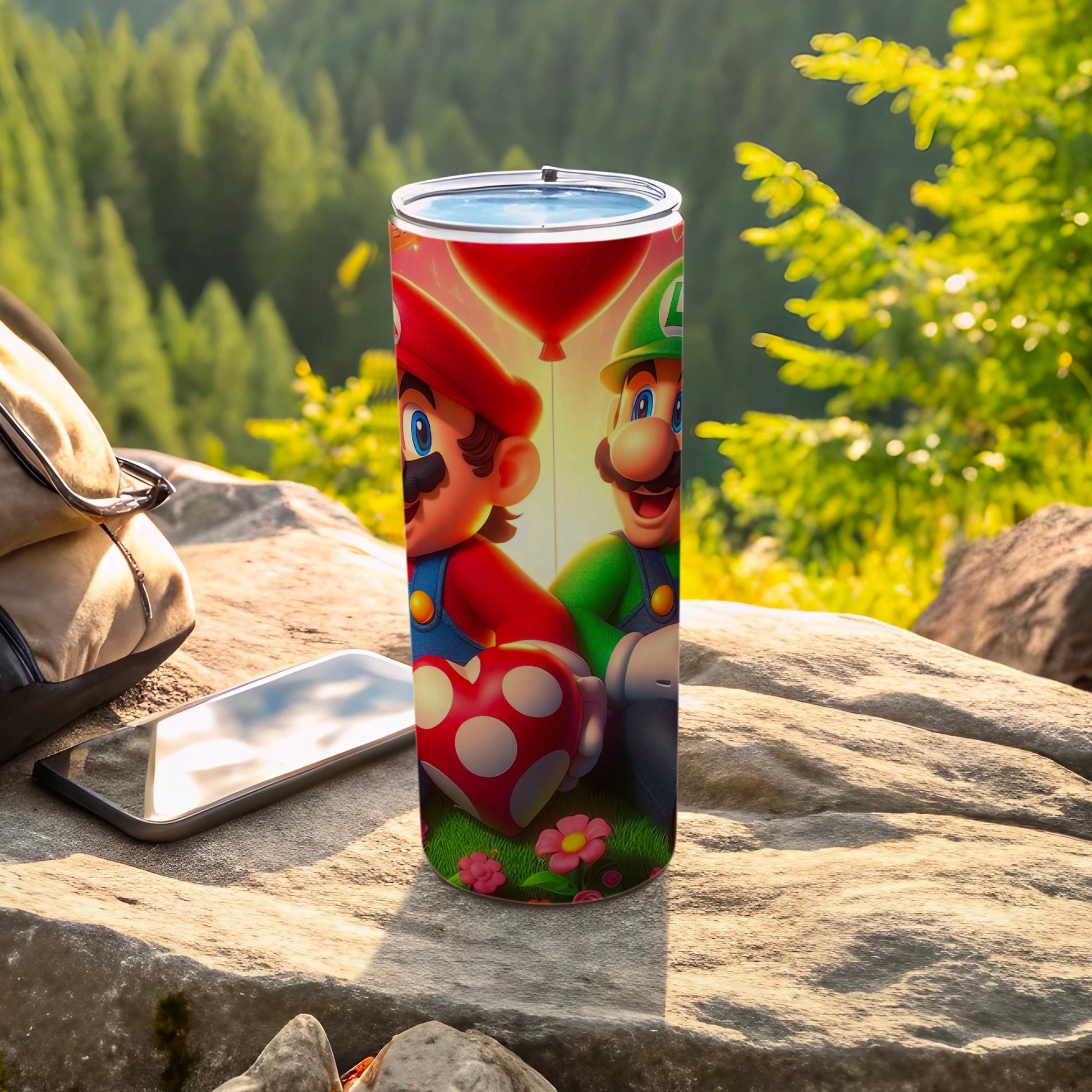 Super Mario Characters Themed Travel Mug
