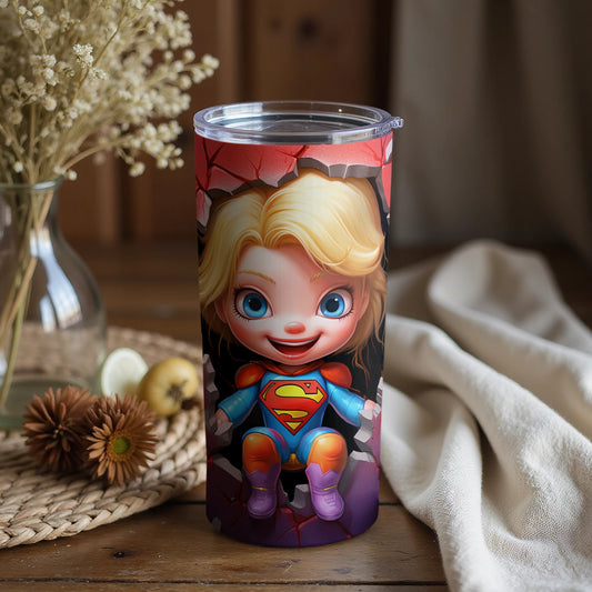 Superhero Cartoon Character Insulated Tumbler Product