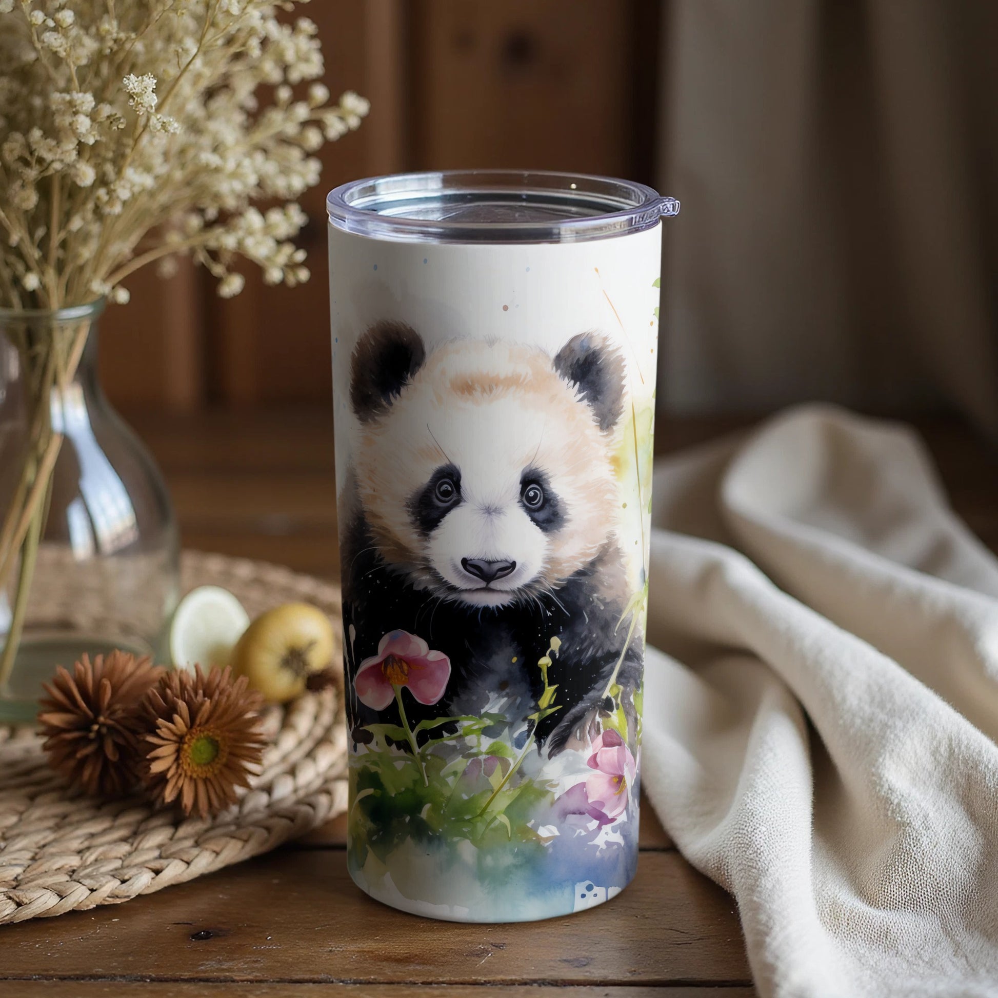 Adorable Baby Panda Watercolor Artwork product type

Panda
Baby Panda
Watercolor Art
Tumbler Cup
Cute Animal
Floral Panda
Wildlife Design
Drink Container
Gift Idea
Animal Lover Gift
Bamboo Forest
Nature Theme
Illustrated Art
Aesthetic Drinkware
Kawaii Panda
Black White Panda
Pink Flower
Green Leaves
Artistic Tumbler
Animal Portrait