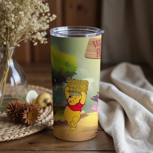 Winnie the Pooh tumbler classic animated design