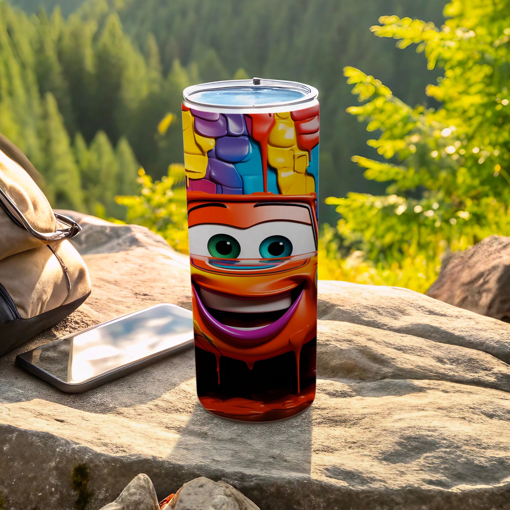Colorful Cartoon Character Insulated Tumbler For Kids