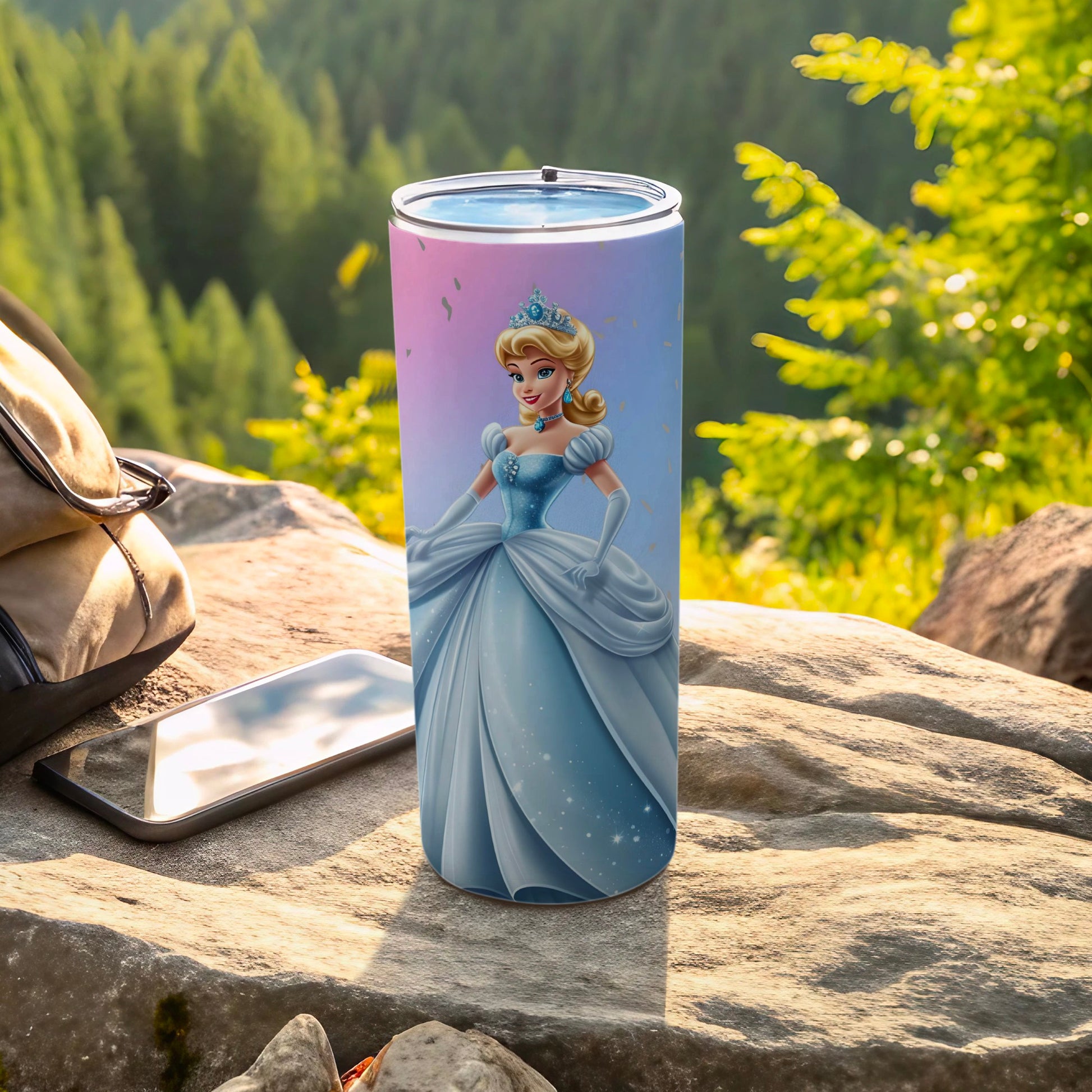 Cinderella Fairy Tale Princess Travel Tumbler Product