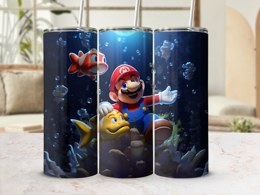 Mario Underwater Adventure Insulated Tumbler