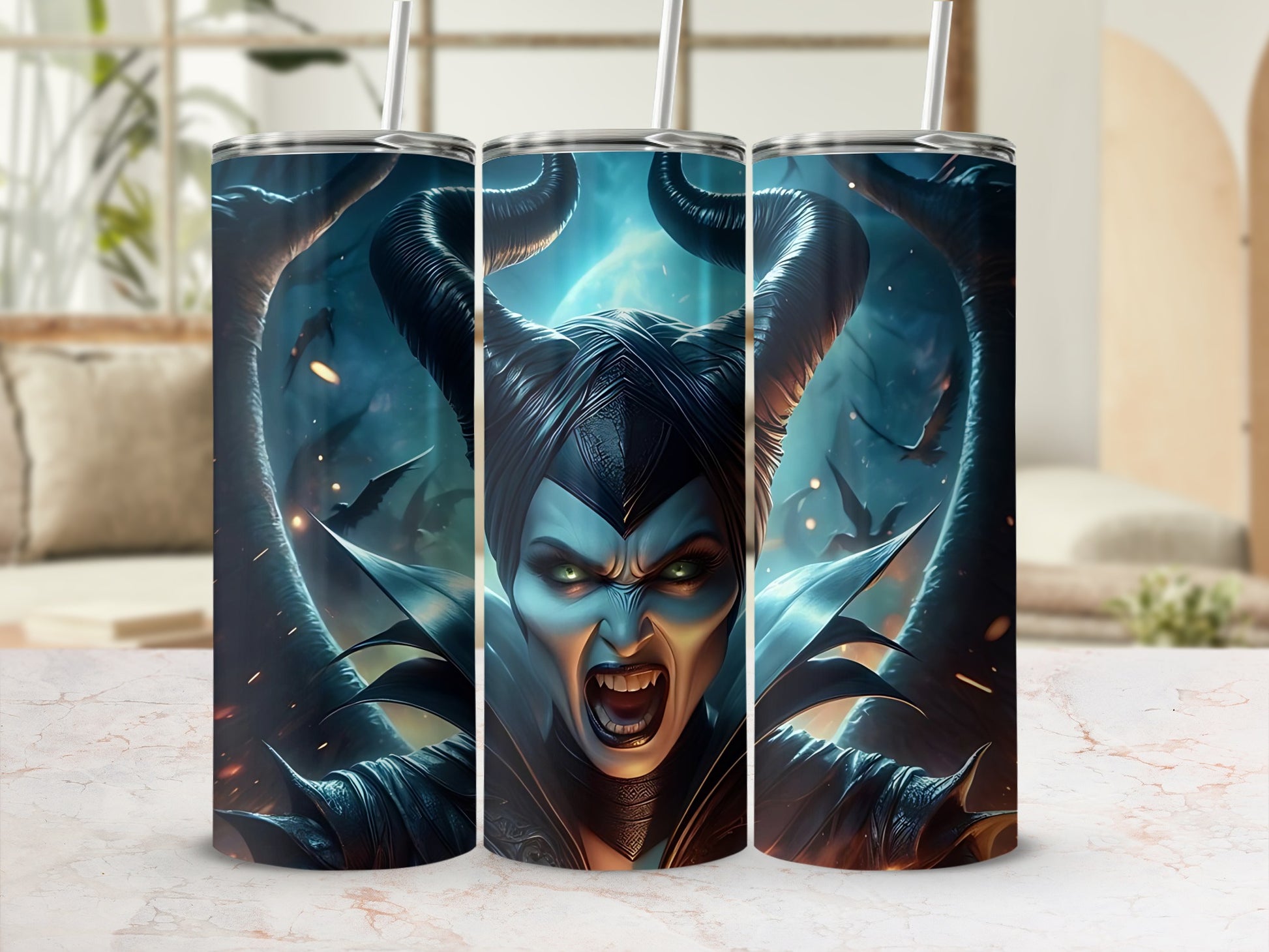 Dark Fantasy Villain Design Insulated Tumbler