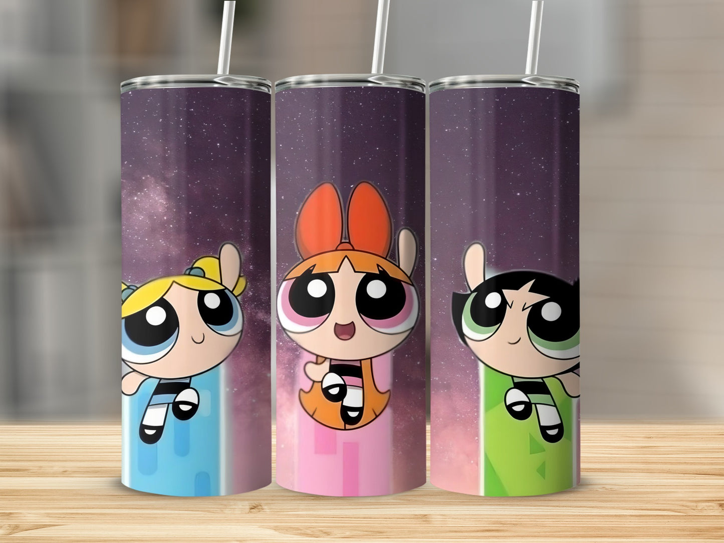 Adorable Cartoon Characters Tumbler Cup Set for Kids