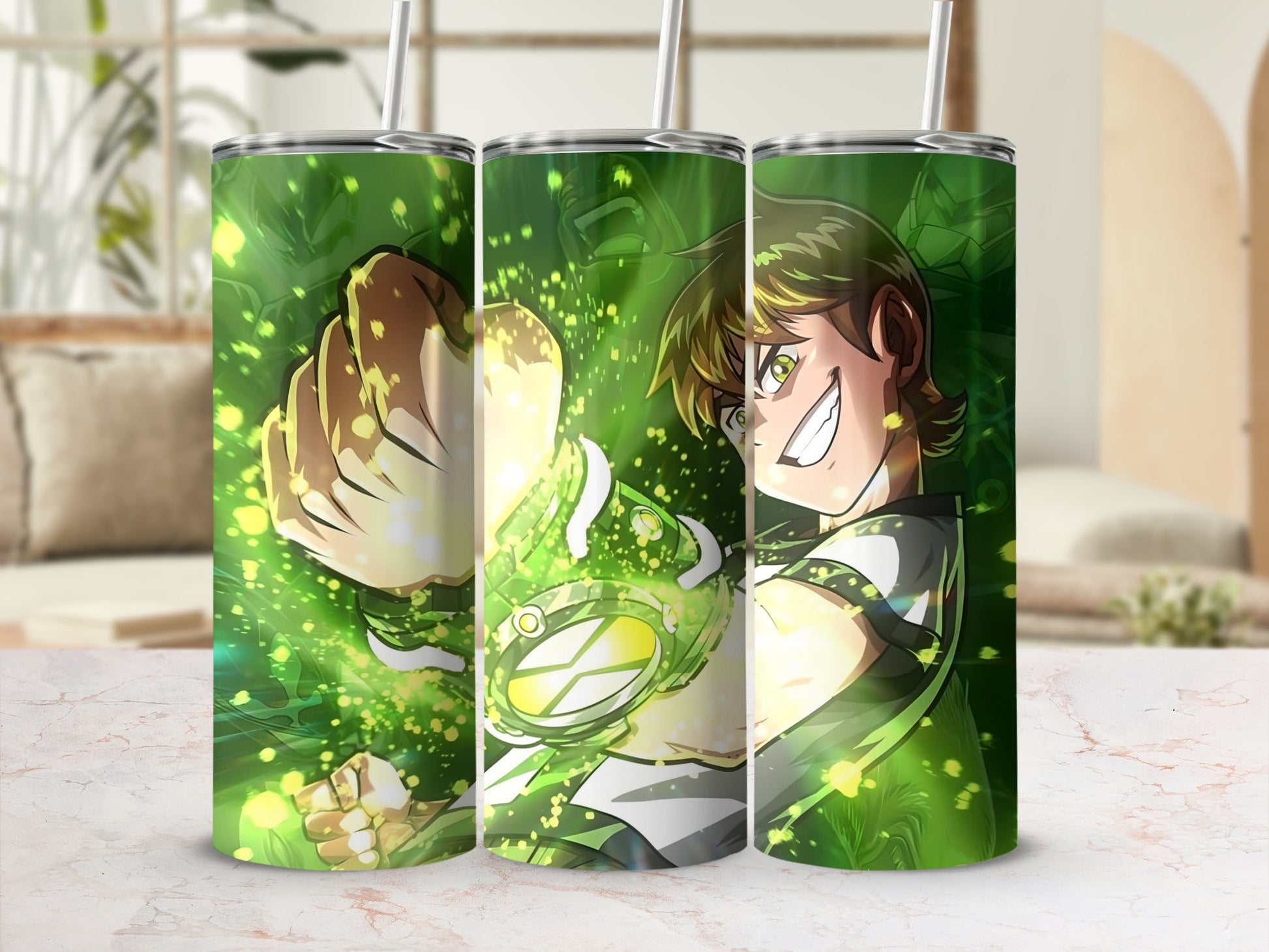 Anime Character Fist Power Art Tumbler Cup