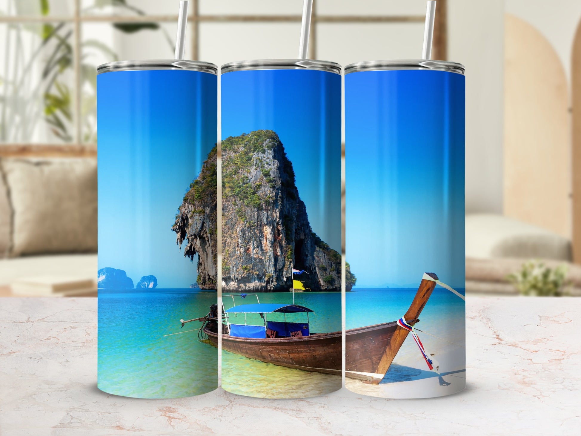 Stunning Tropical Beach and Rock Scene Product