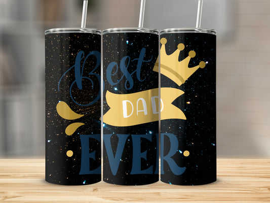 Best Dad Ever Printed Tumbler for Special Occasions