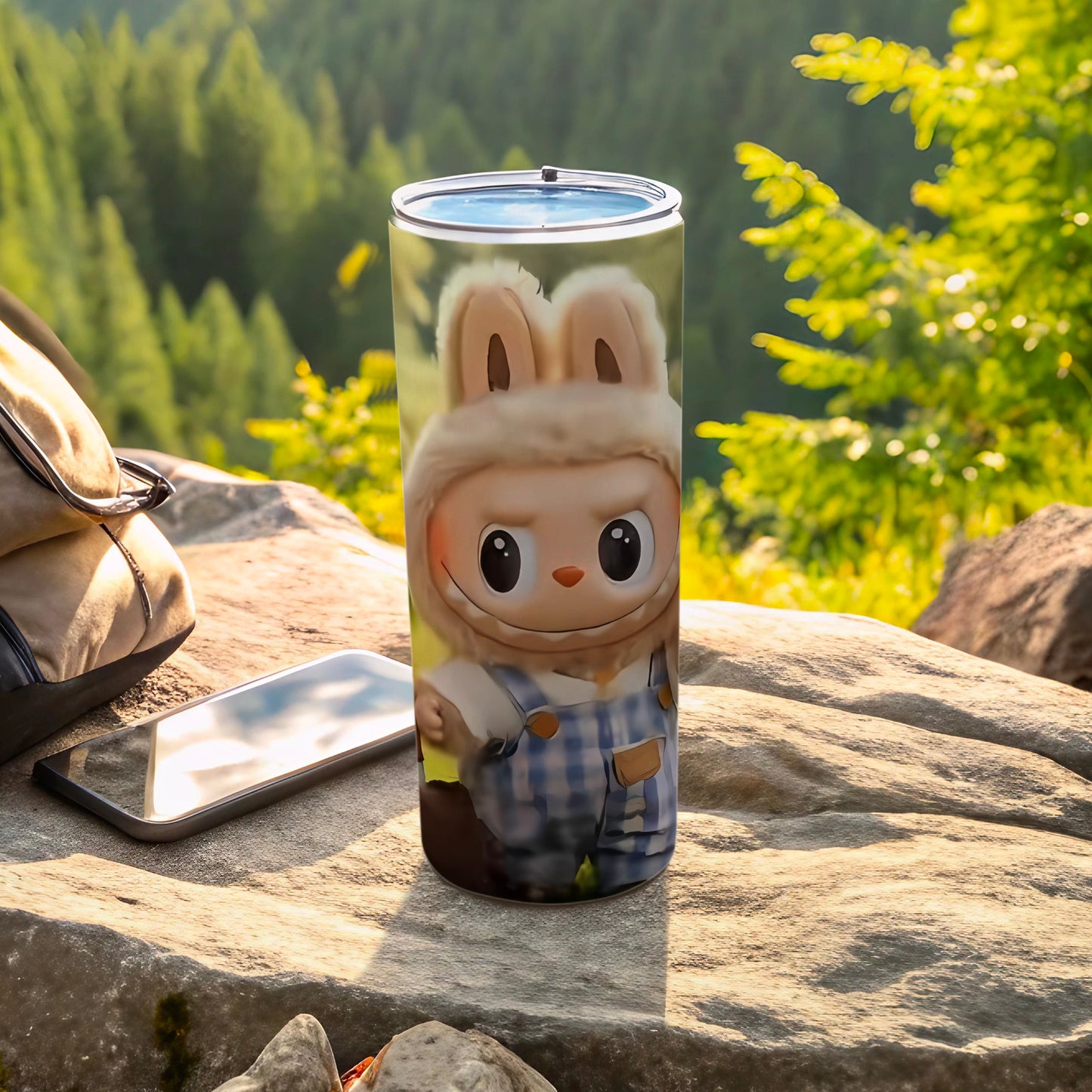 Adorable Cartoon Character Outdoor Travel Mug