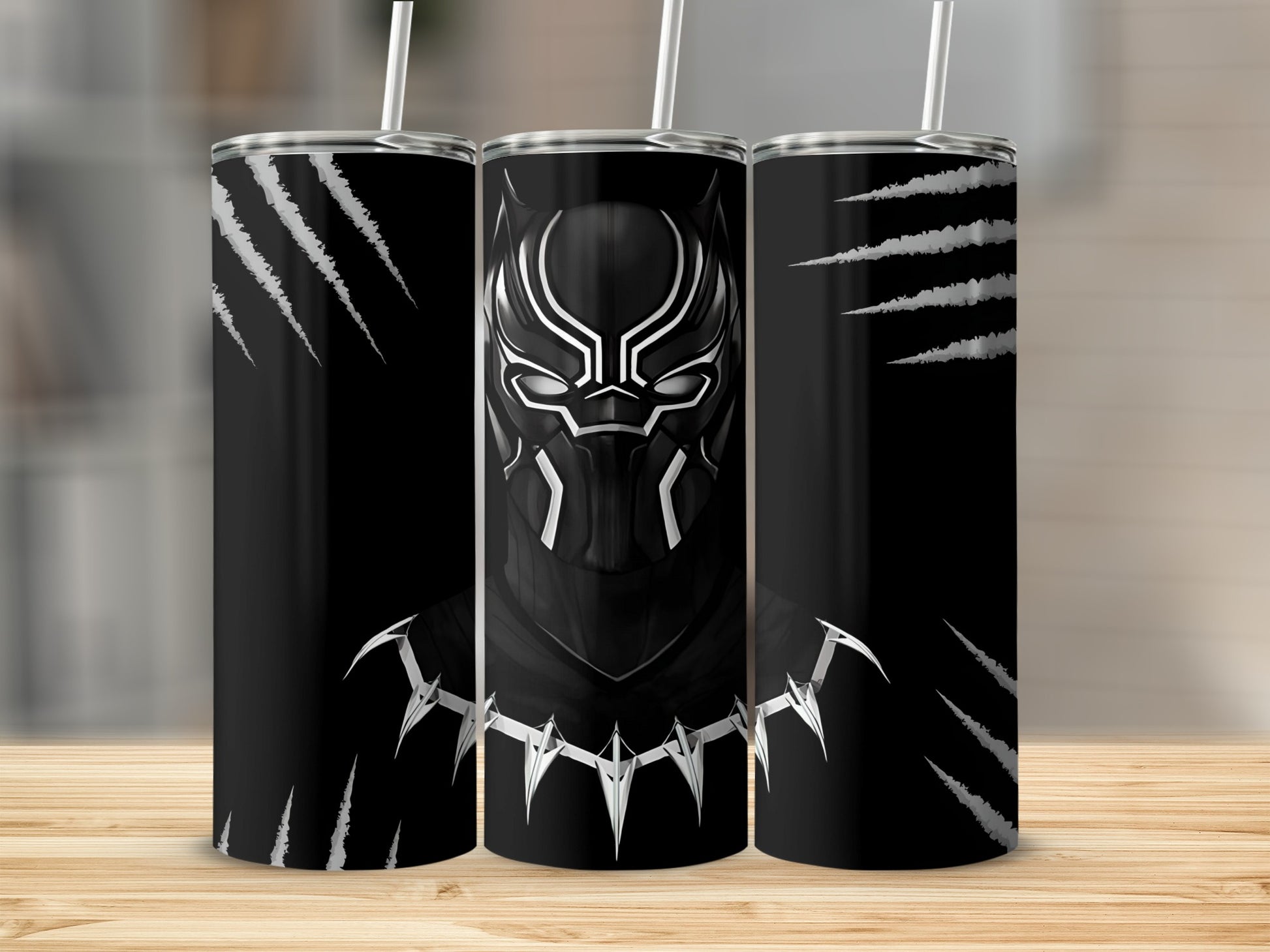Black Panther Stainless Steel Tumbler Cup