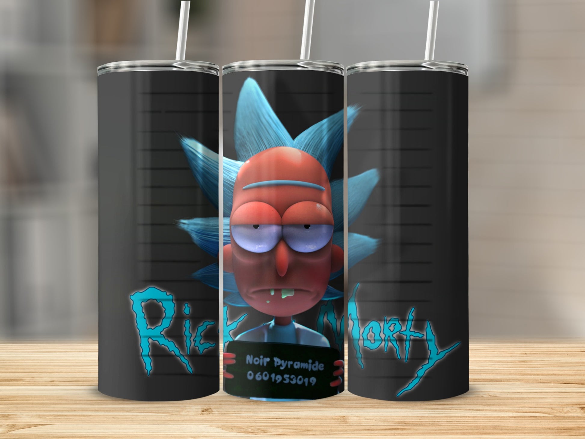 Rick Morty Noir Pyramide 0601953019 tumbler product
