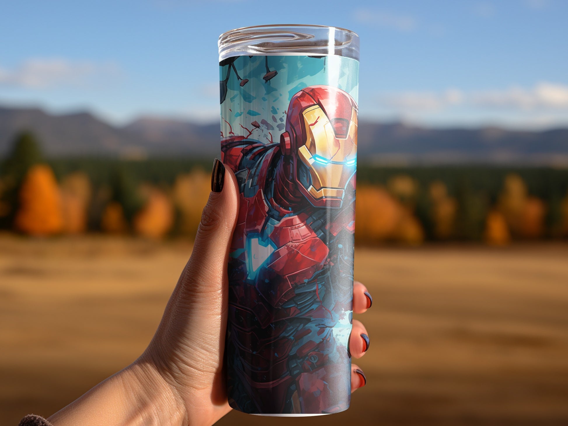 Iron Action Hero Stainless Steel Tumbler Product