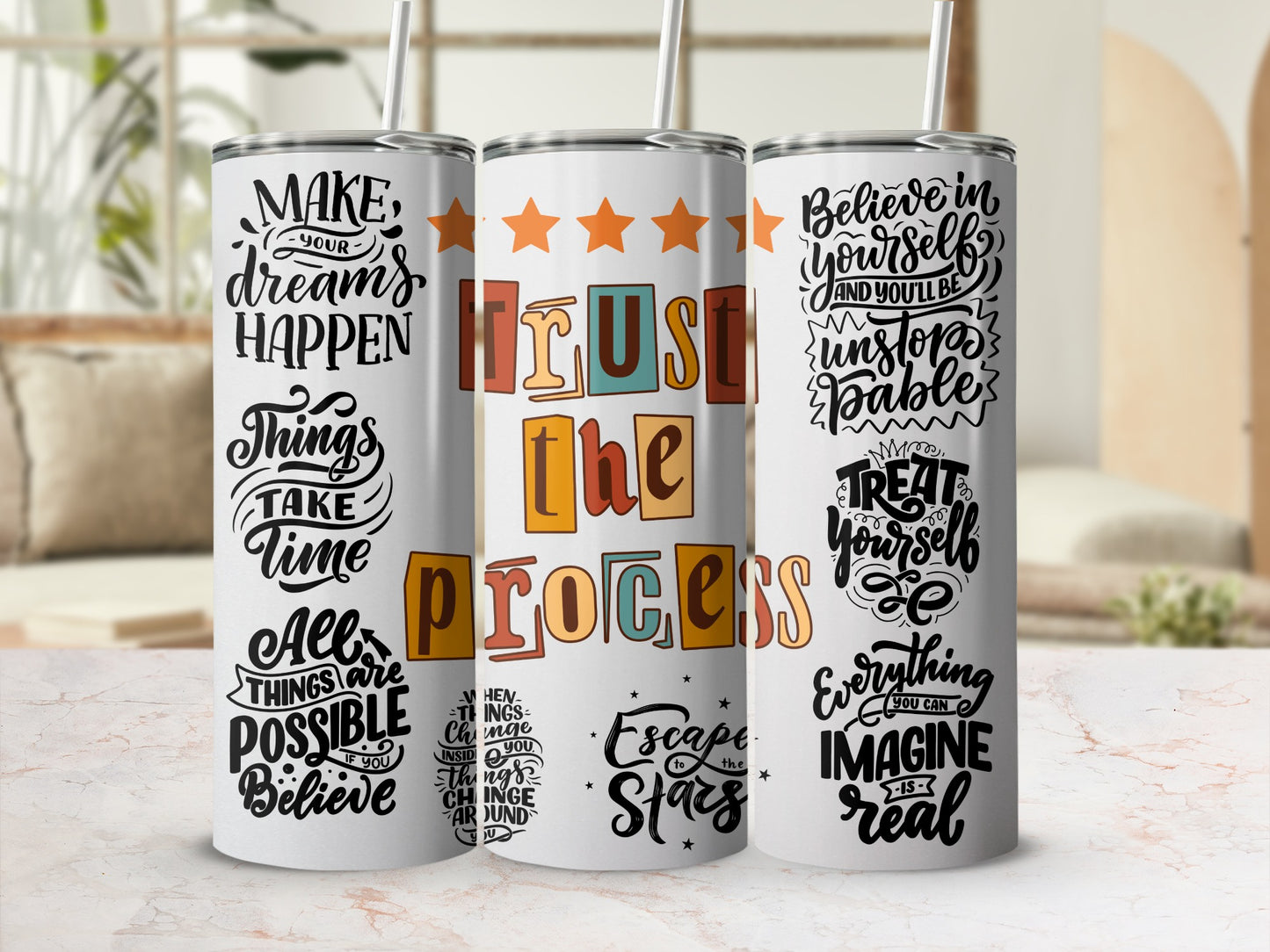 Inspirational Motivational Quotes Drinkware Collection