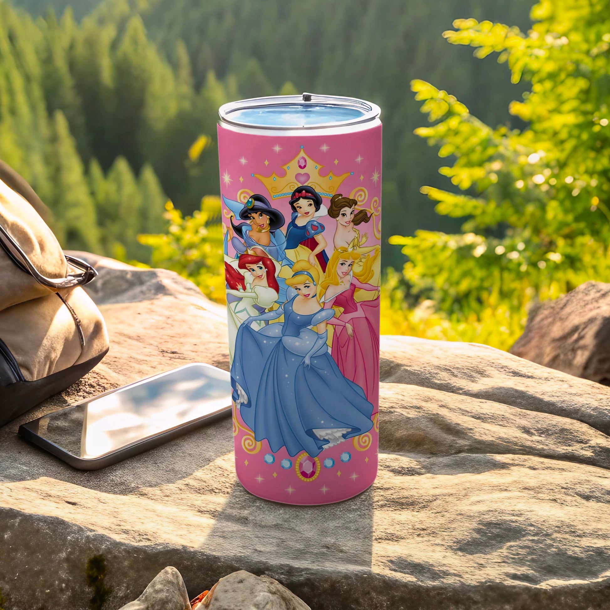 Disney Princesses Pink Insulated Travel Tumbler Product