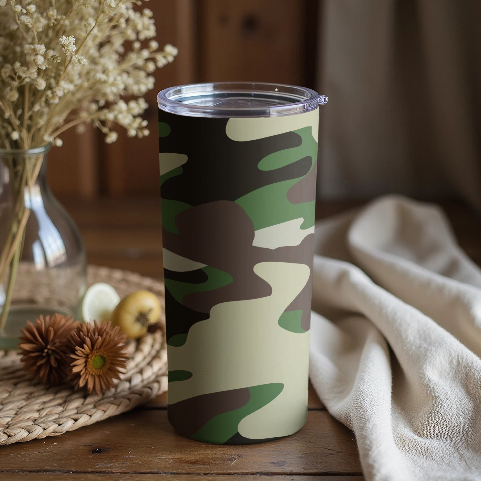 Camouflage Pattern Vacuum Insulated Tumbler 16oz