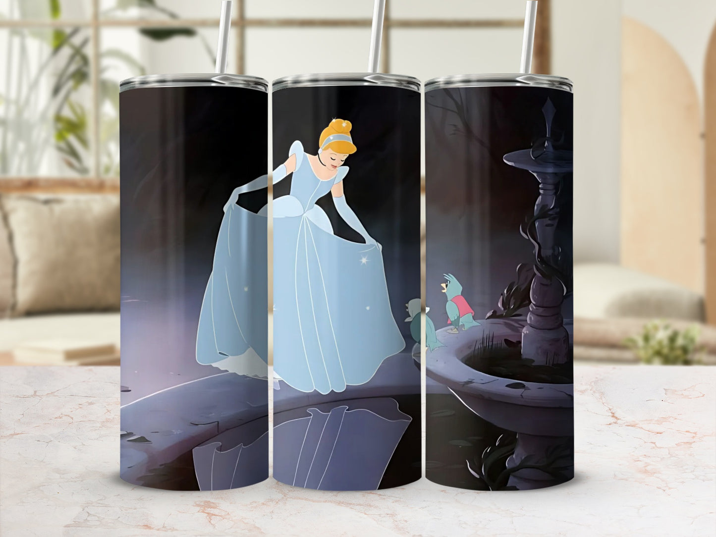 Cinderella and Friends Tumblers for Kids Drinkware