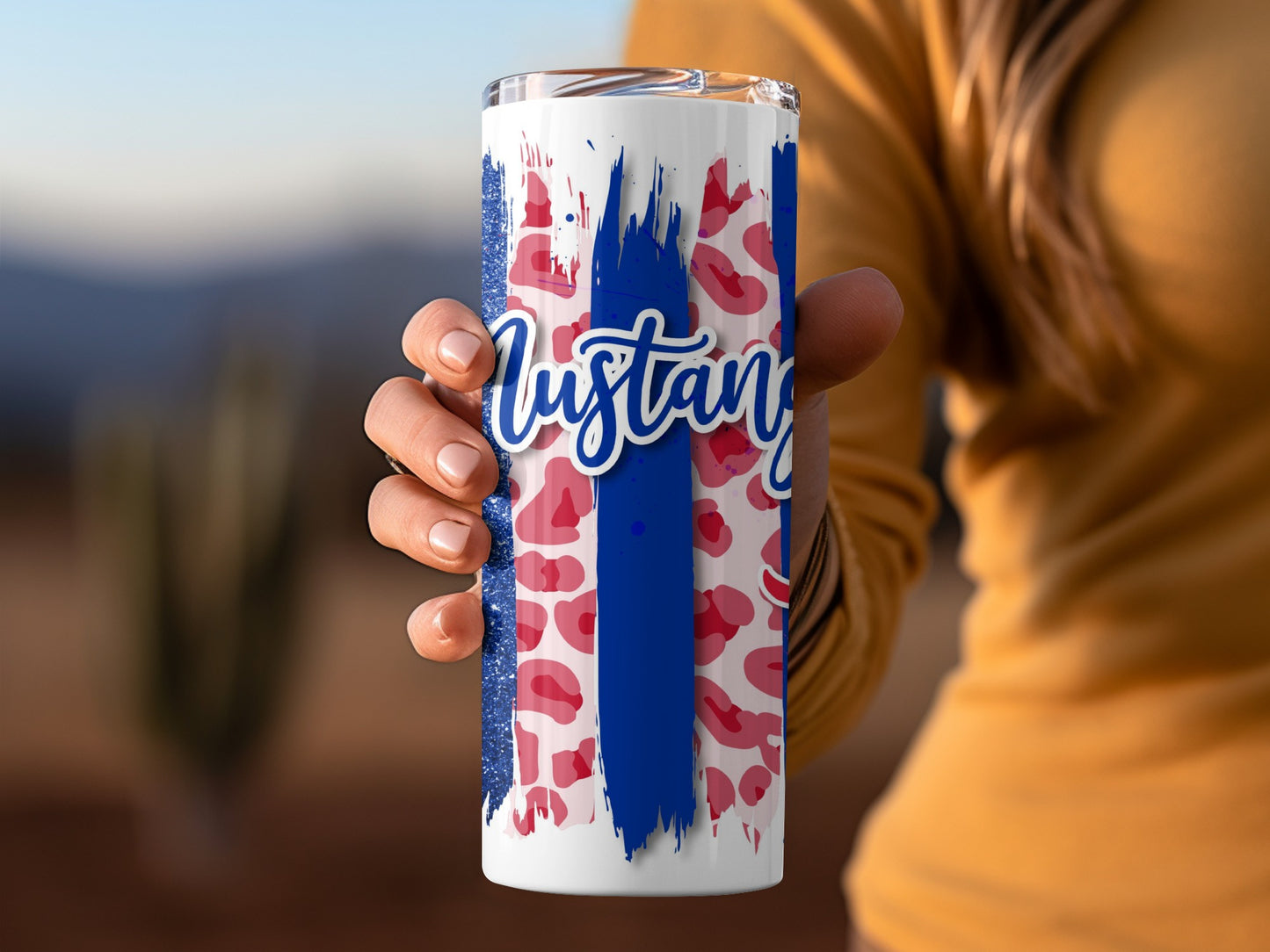 Mustangs Tumblers Design