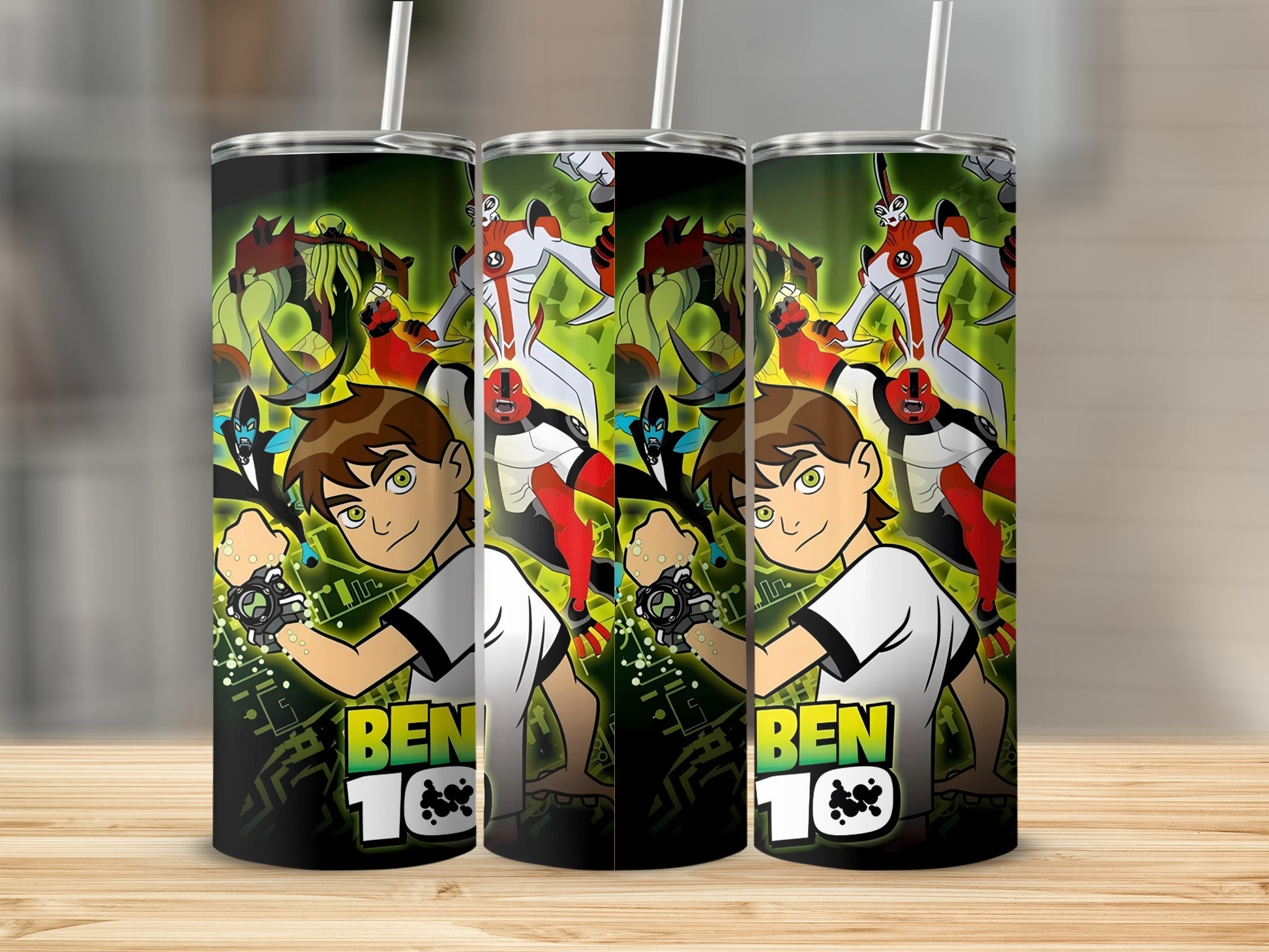 Ben 10 Characters and Aliens Tumbler Cup