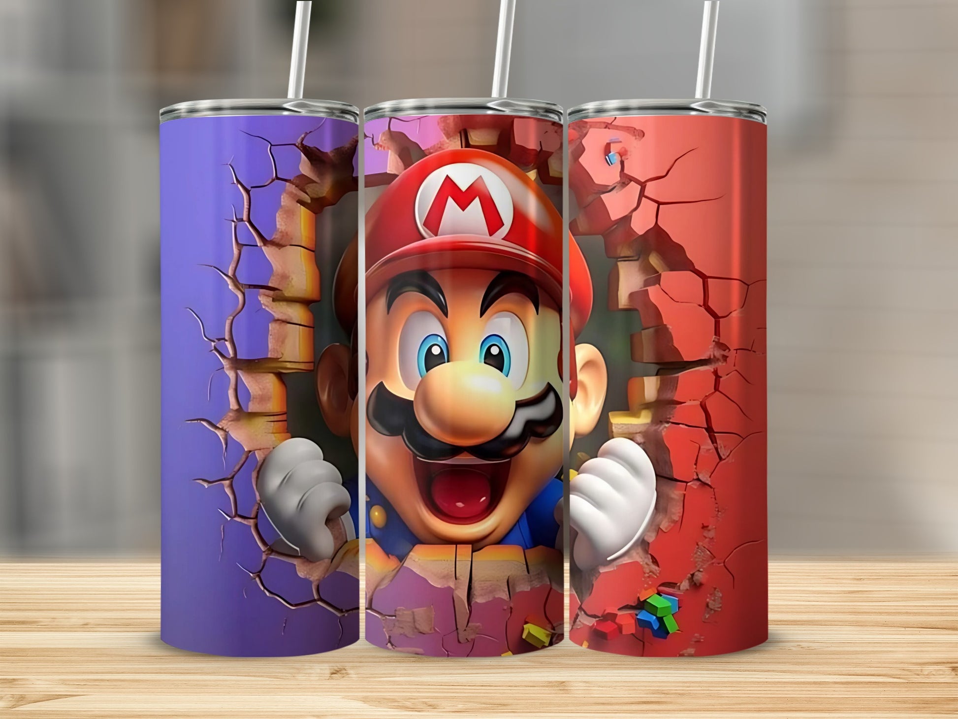 Colorful Iconic Character Themed Tumbler product