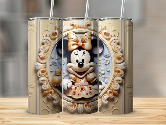Adorable Minnie Mouse Decorative Tumbler Drinkware