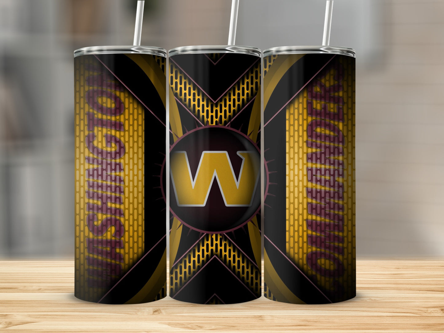 Washington Commanders Detailed Design Graphic Tumblers