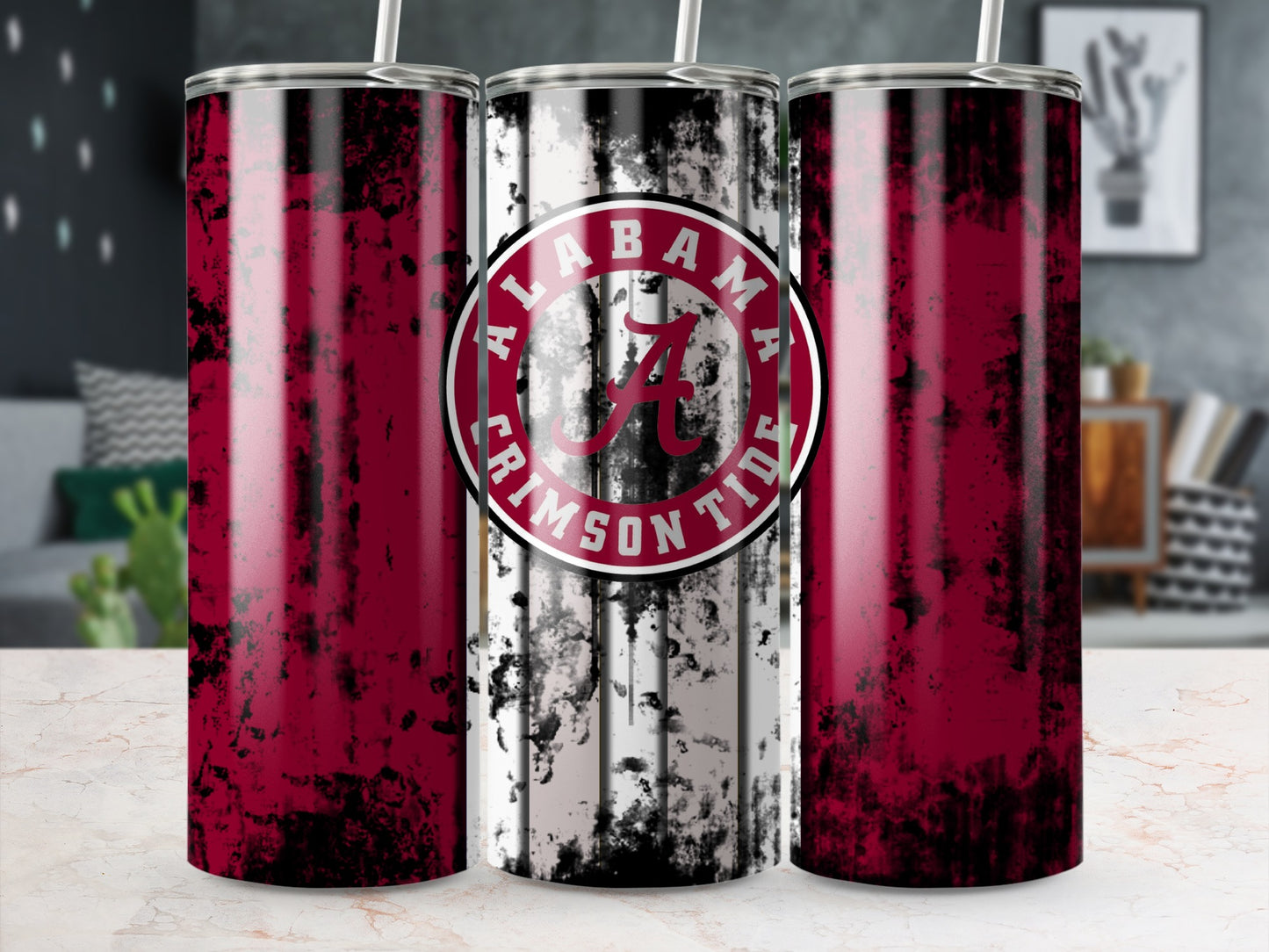 Alabama Crimson Tide Tumbler Stainless Steel Flask