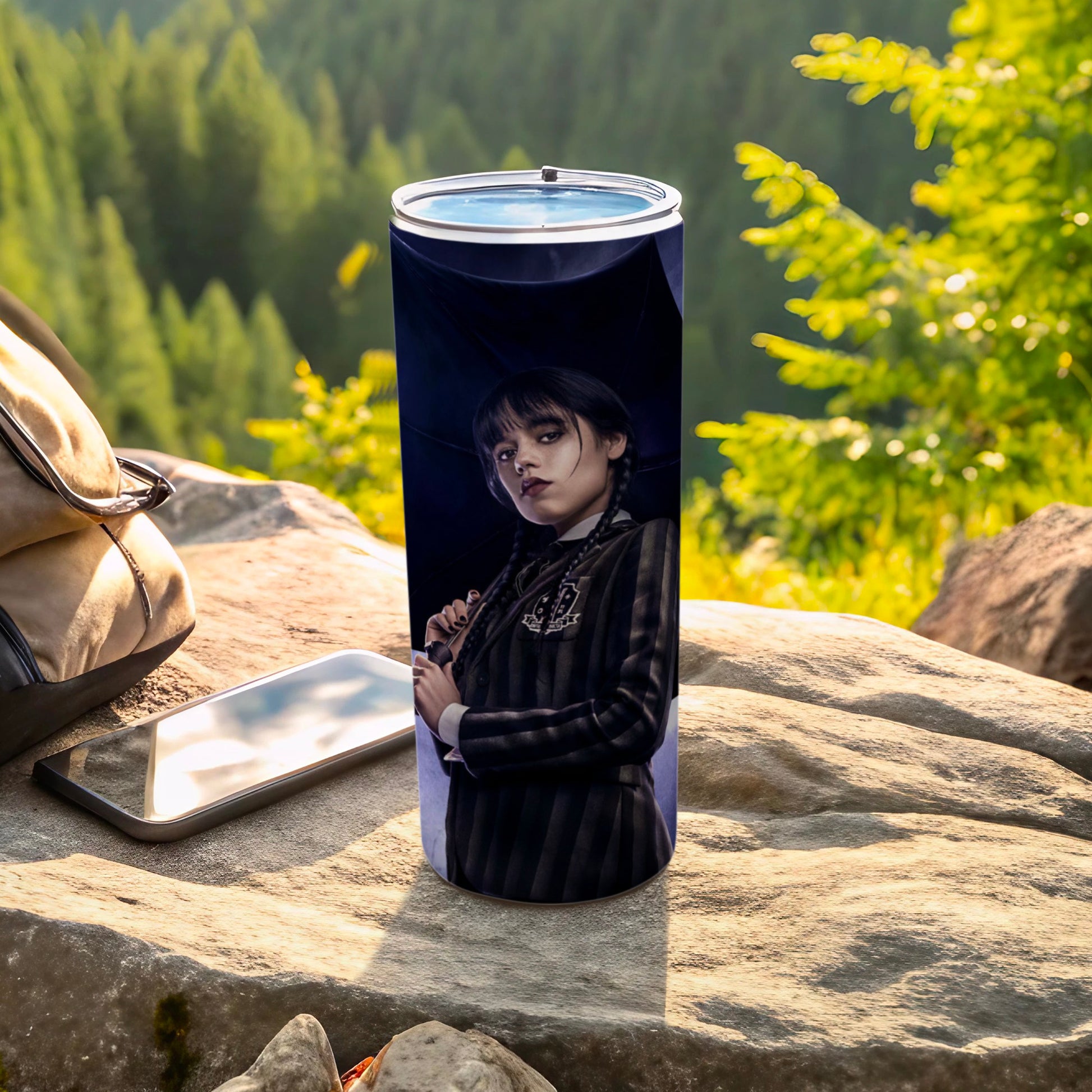 Gothic Portrait Insulated Tumbler for Outdoor Adventures