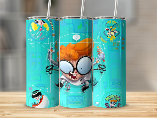 Dexter's Laboratory Cartoon Artwork Design Tumbler