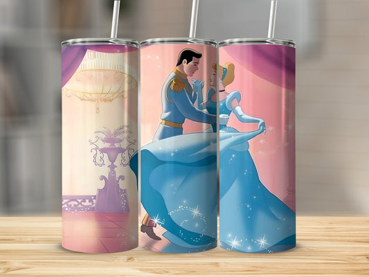 Romantic Fairytale Dance Scene on Tumbler Product