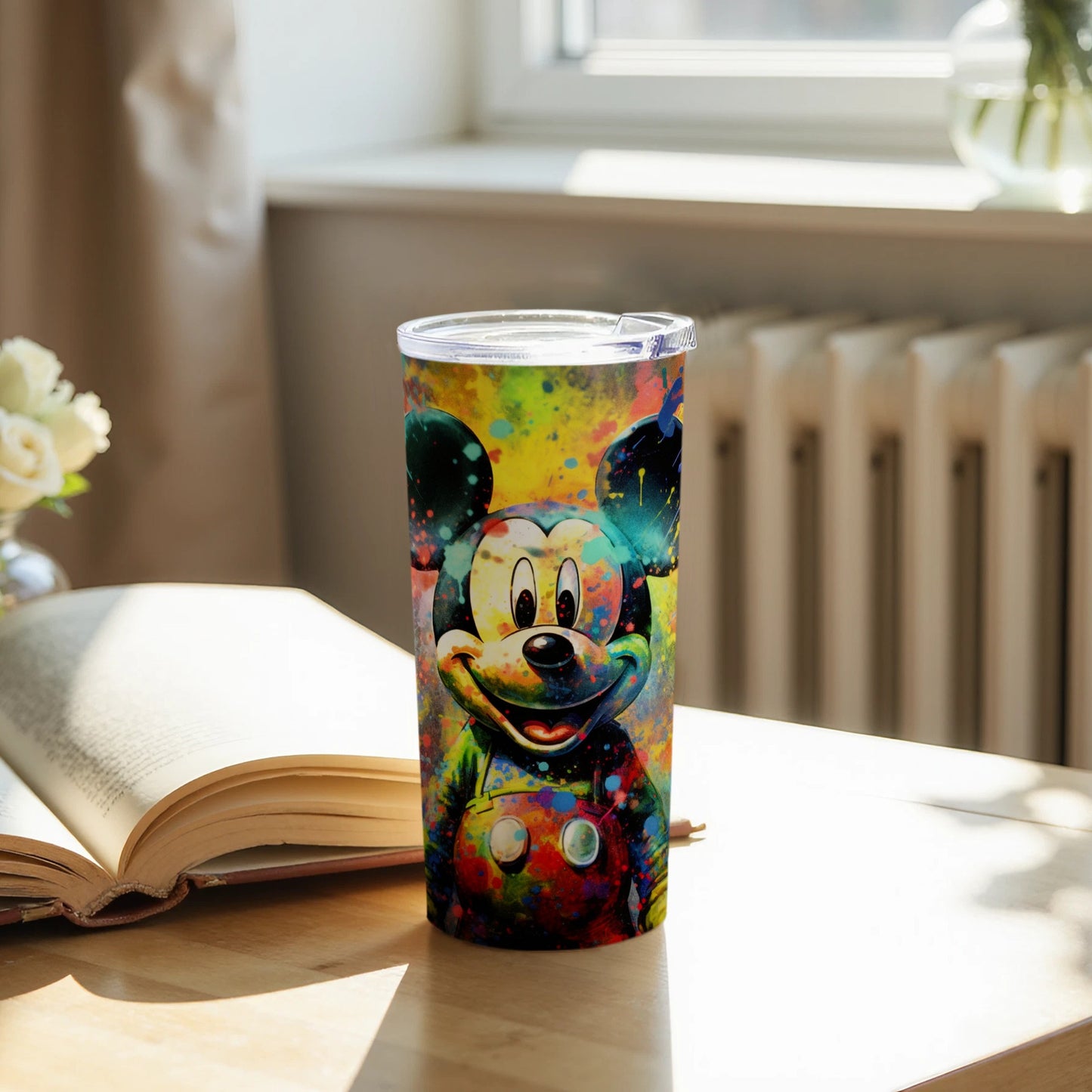 Colorful Artistic Mickey Mouse Design Tumbler Product
