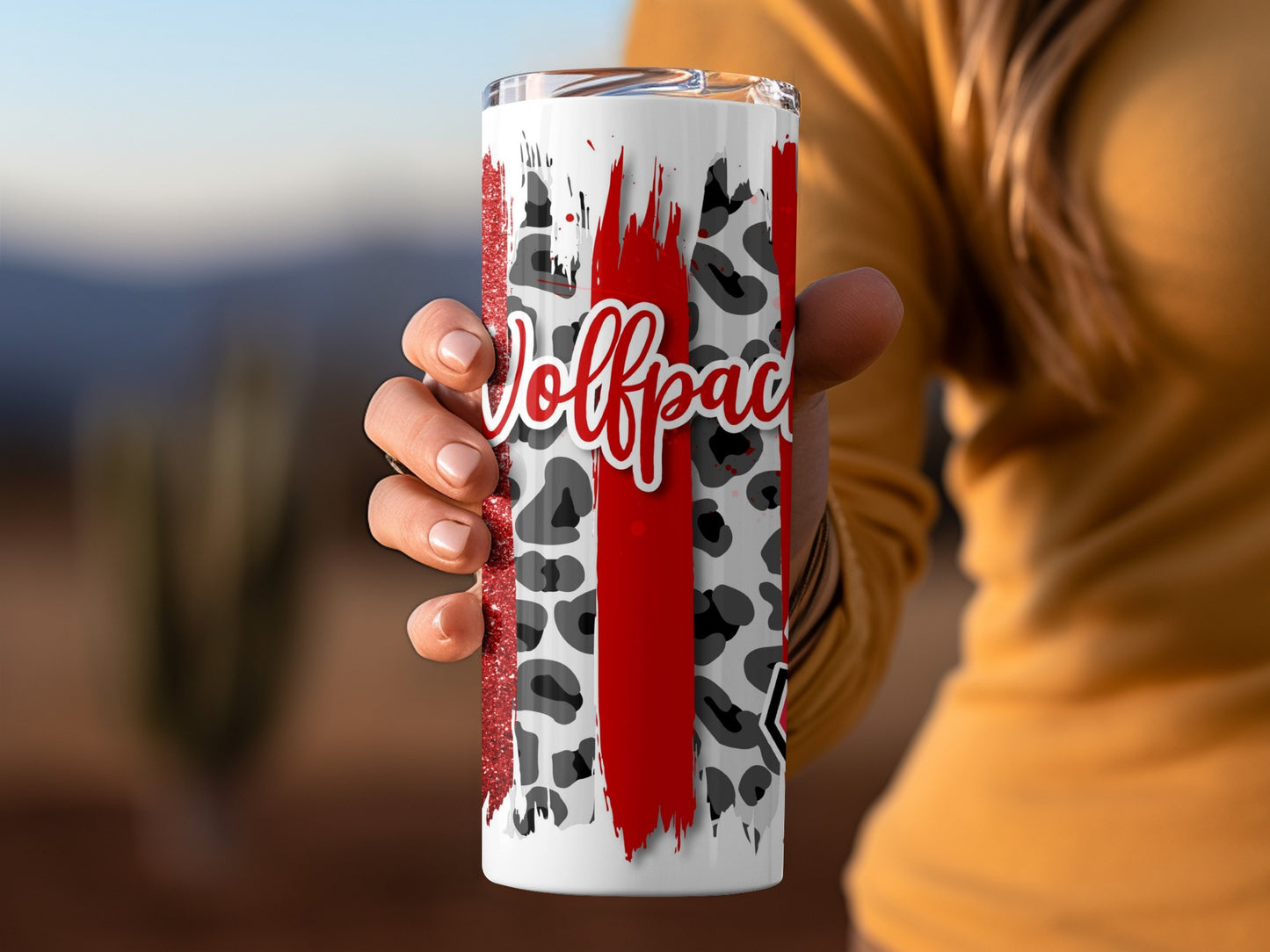 Wolfpack Letter Tumblers