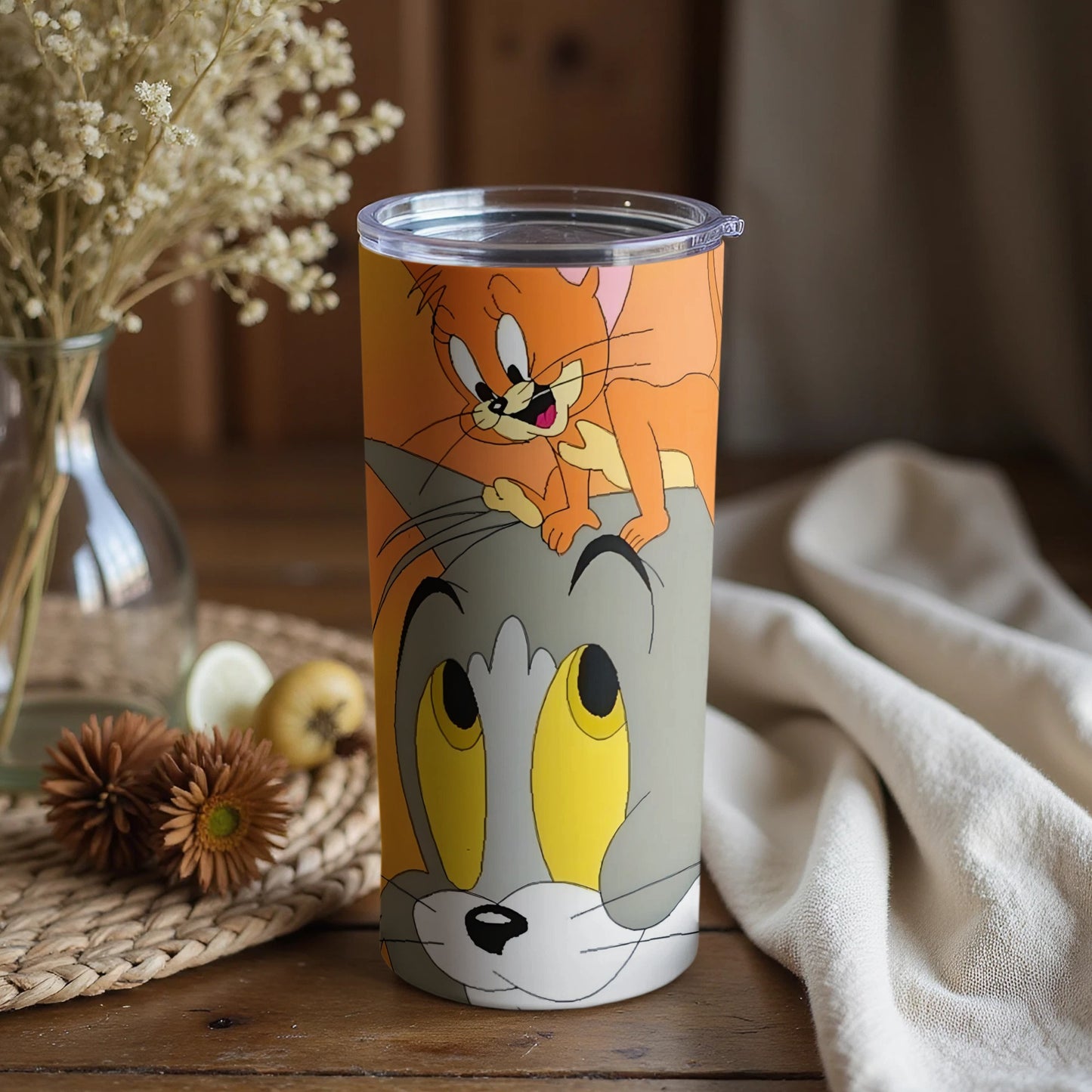 Tom and Jerry Large Capacity Tumbler