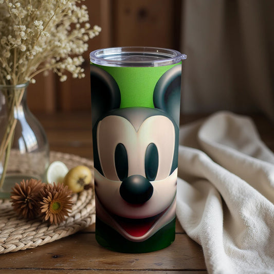 Animated Character Face Design Travel Mug