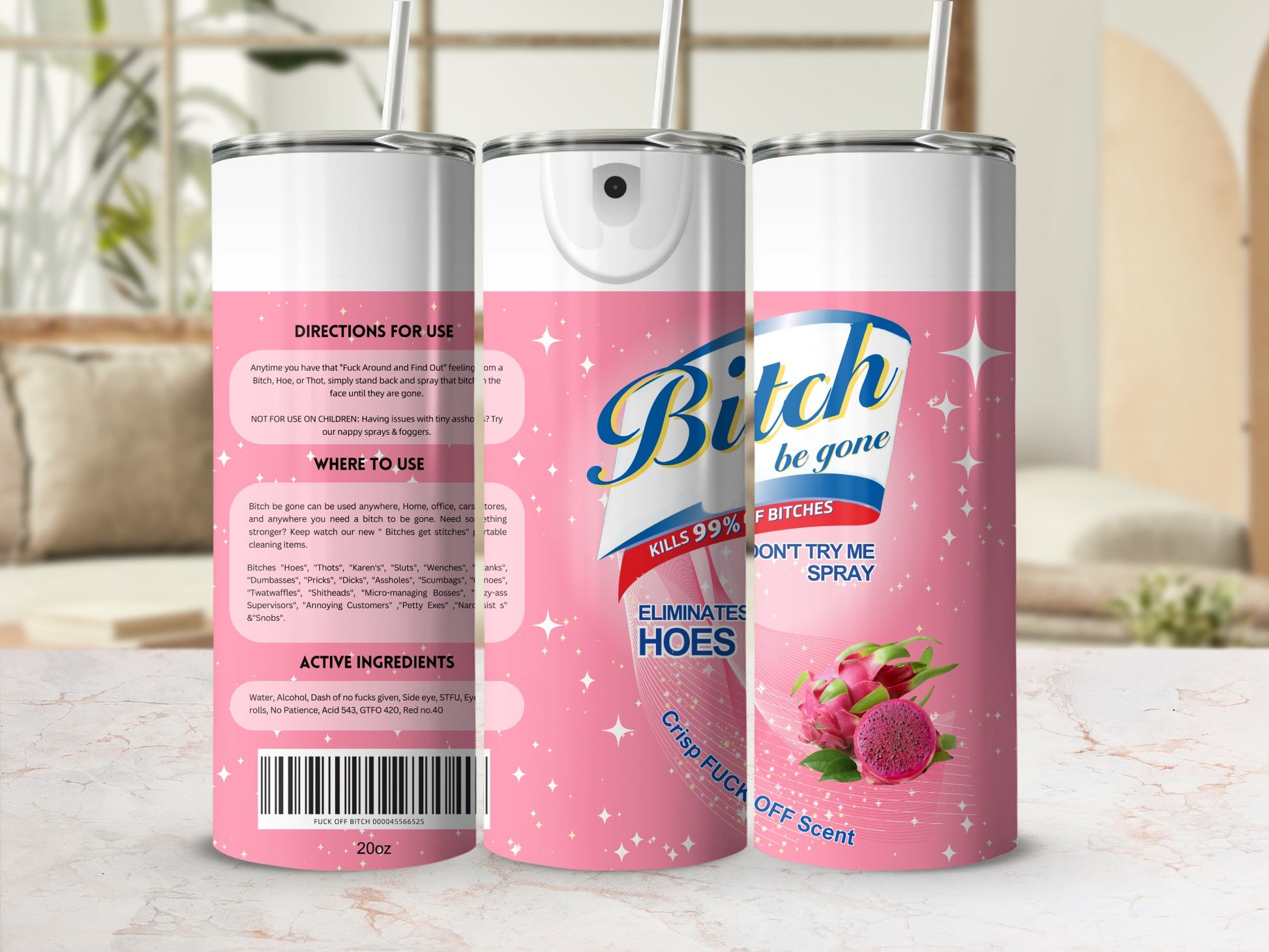 Bitch Be Gone Funny Elimination and Scent Spray
