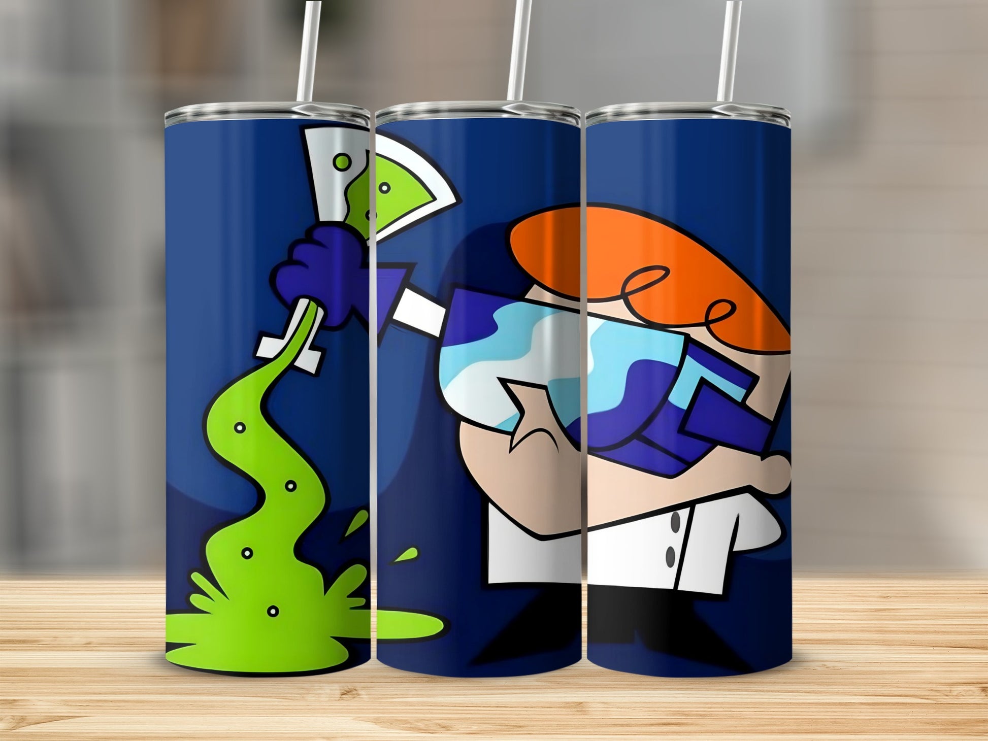 Dexter Inspired Cartoon Lab Design Drinkware Cup
