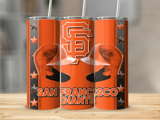 San Francisco Giants Baseball Helmets with Stars Tumblers