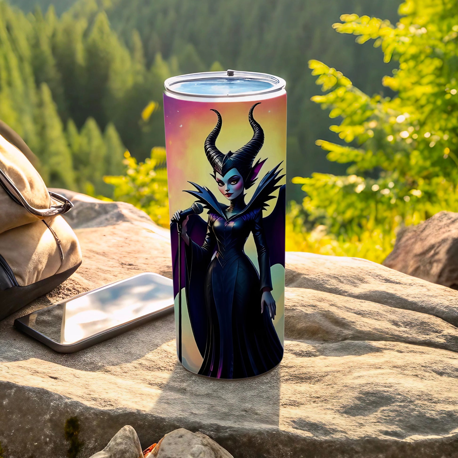 Villain Themed Tumbler with Lid Travel Mug
