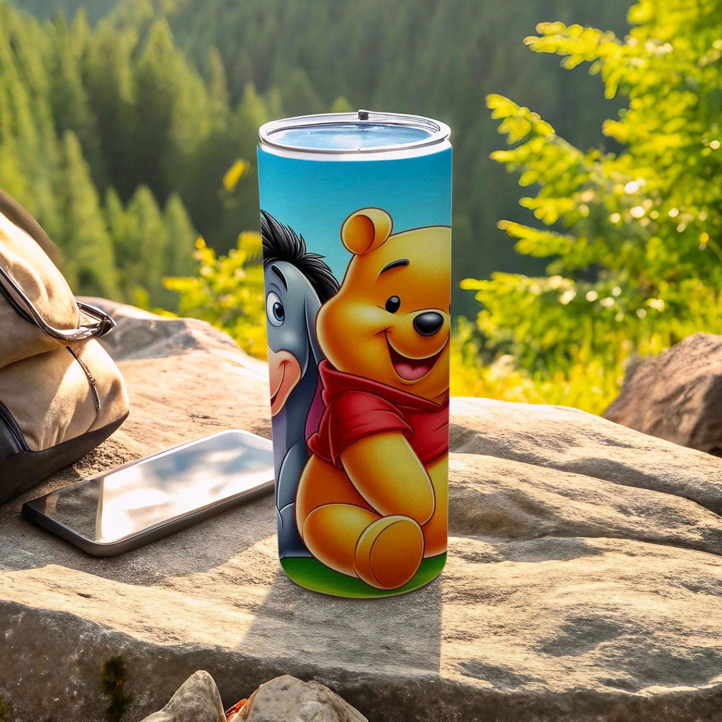 Winnie the Pooh and Friend Travel Tumbler Cup