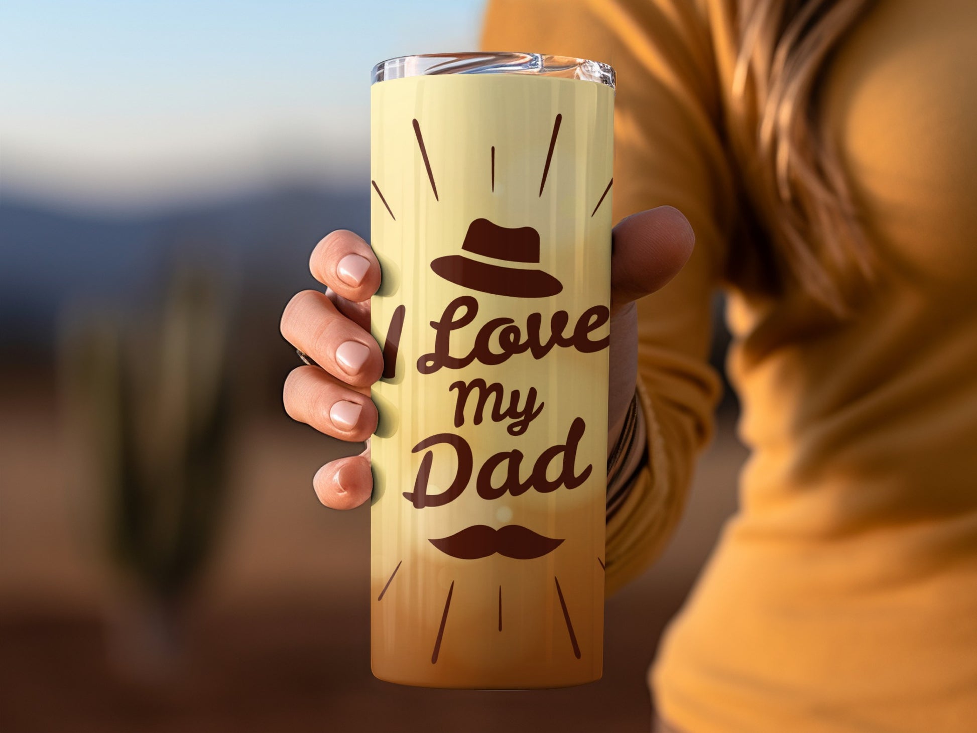 I Love My Dad Travel Mug Perfect Gift for Father's Day