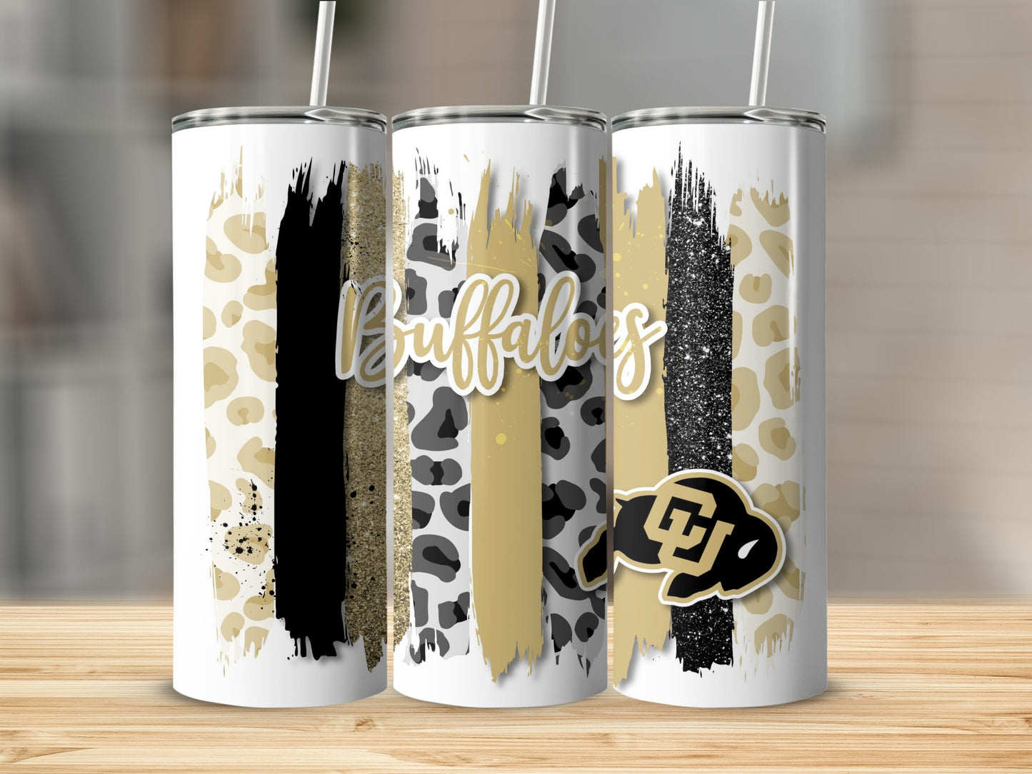 Colorado Buffaloes Tumblers Leopard Tumbler