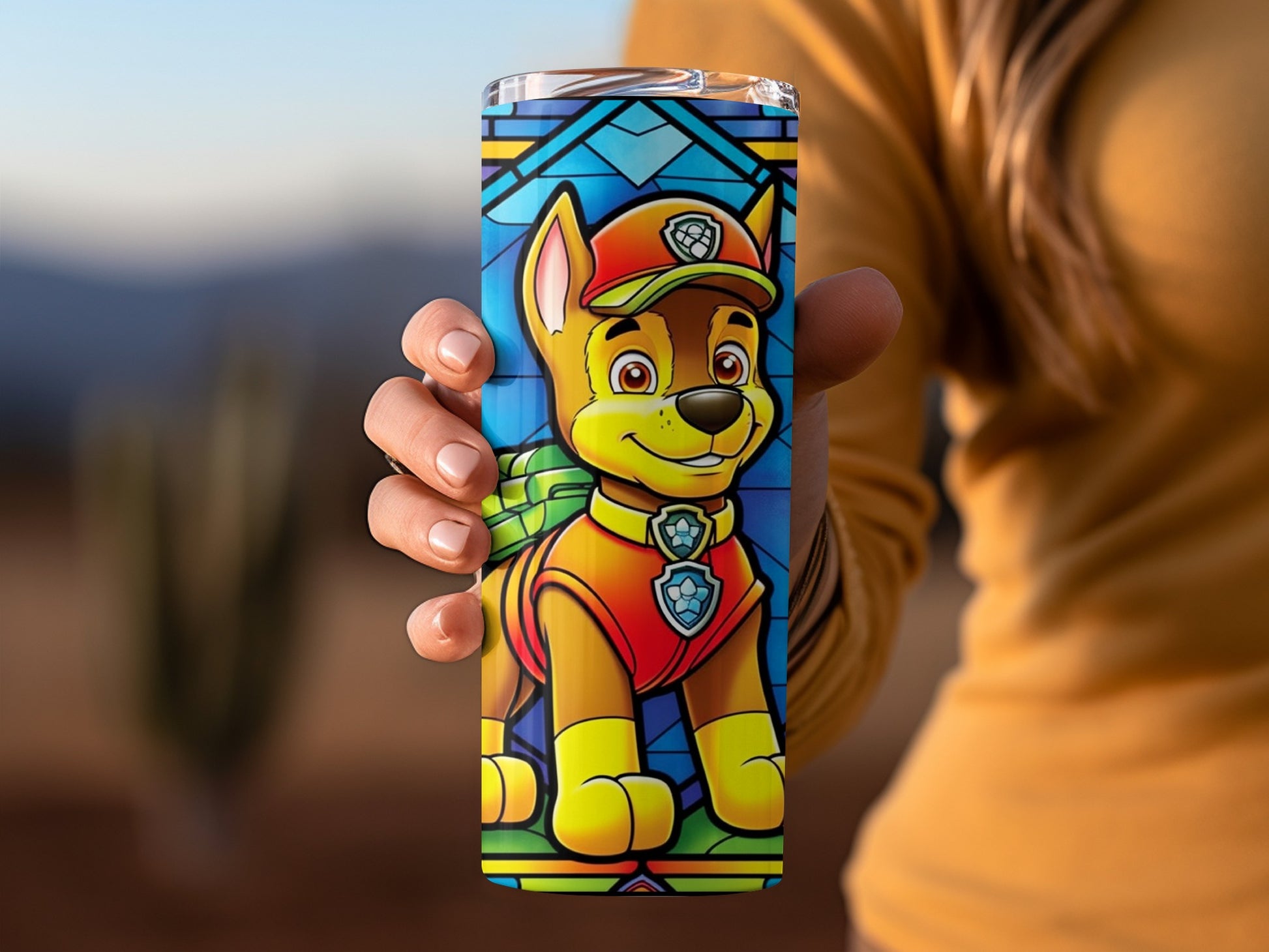Vibrant Cartoon Character Illustration Tumbler