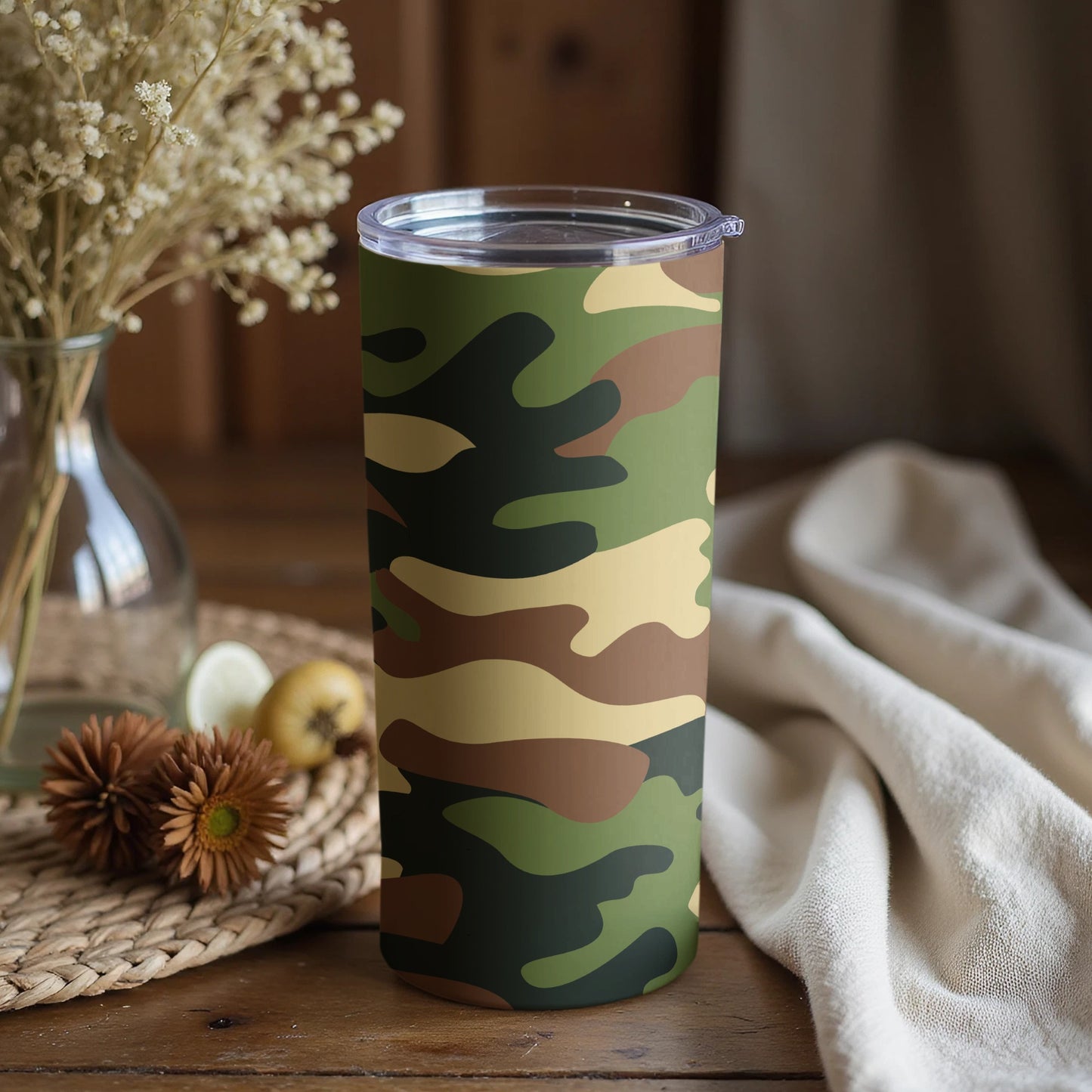 Camouflage Pattern Insulated Tumbler Cup