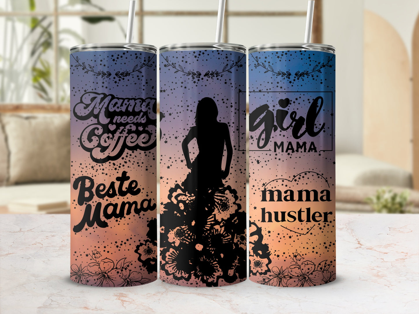 Mama Needs Coffee Beste Mama Girl Mama Hustler Tumbler
